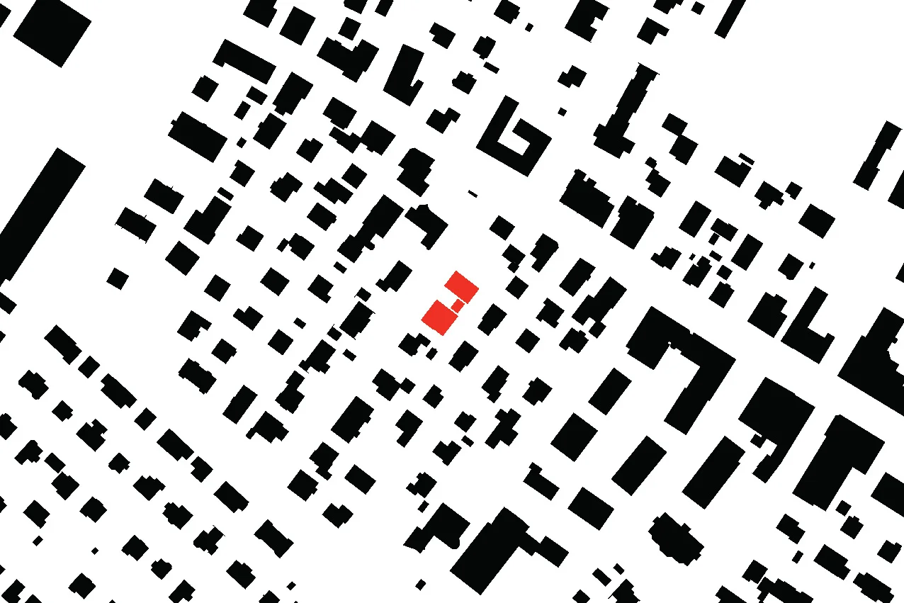 Schwarzplan Überbauung Albertstrasse